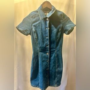 Authentic denim by trf midi dress